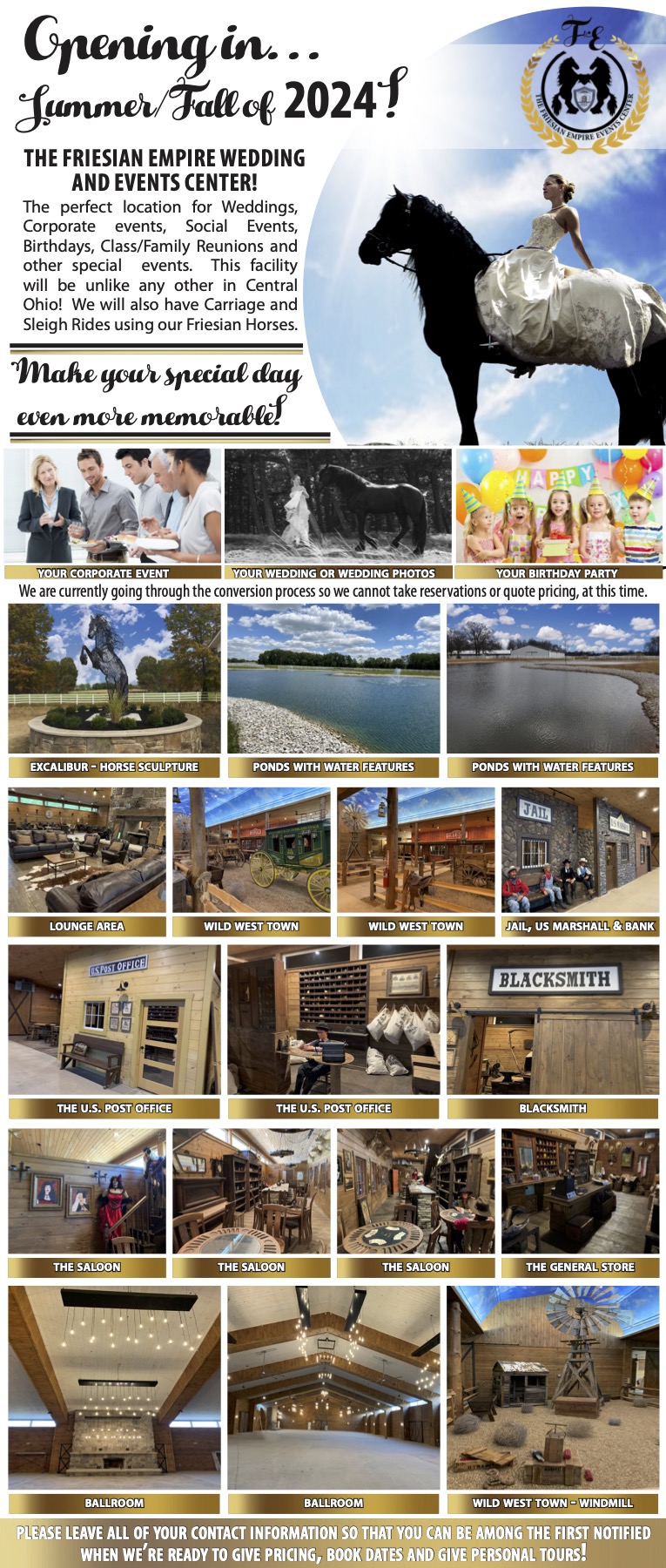 The Friesian Empire Wedding And Events Center
